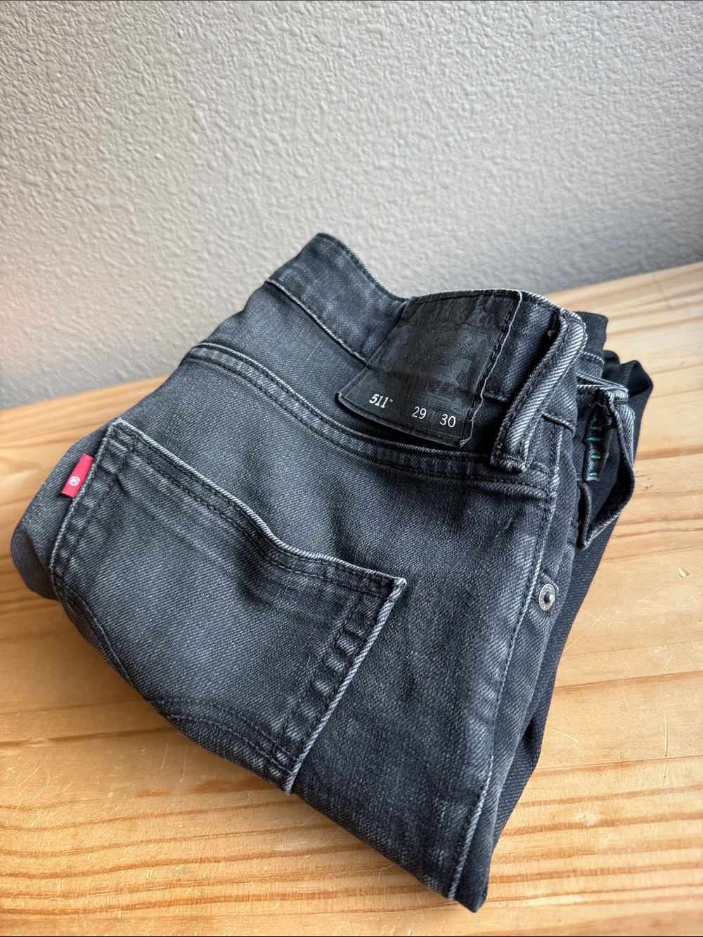 Levi's 511 Commuter Slim Jeans - Black 29x30
